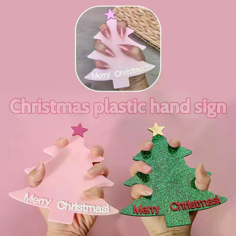 Christmas Tree Nail Art Displa - Tech Accessories Photo のレビューと価格