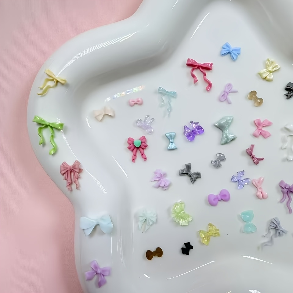 30g Mixed Mini Bow Resin Nail  - Y2K Tech Accessories のレビューと価格