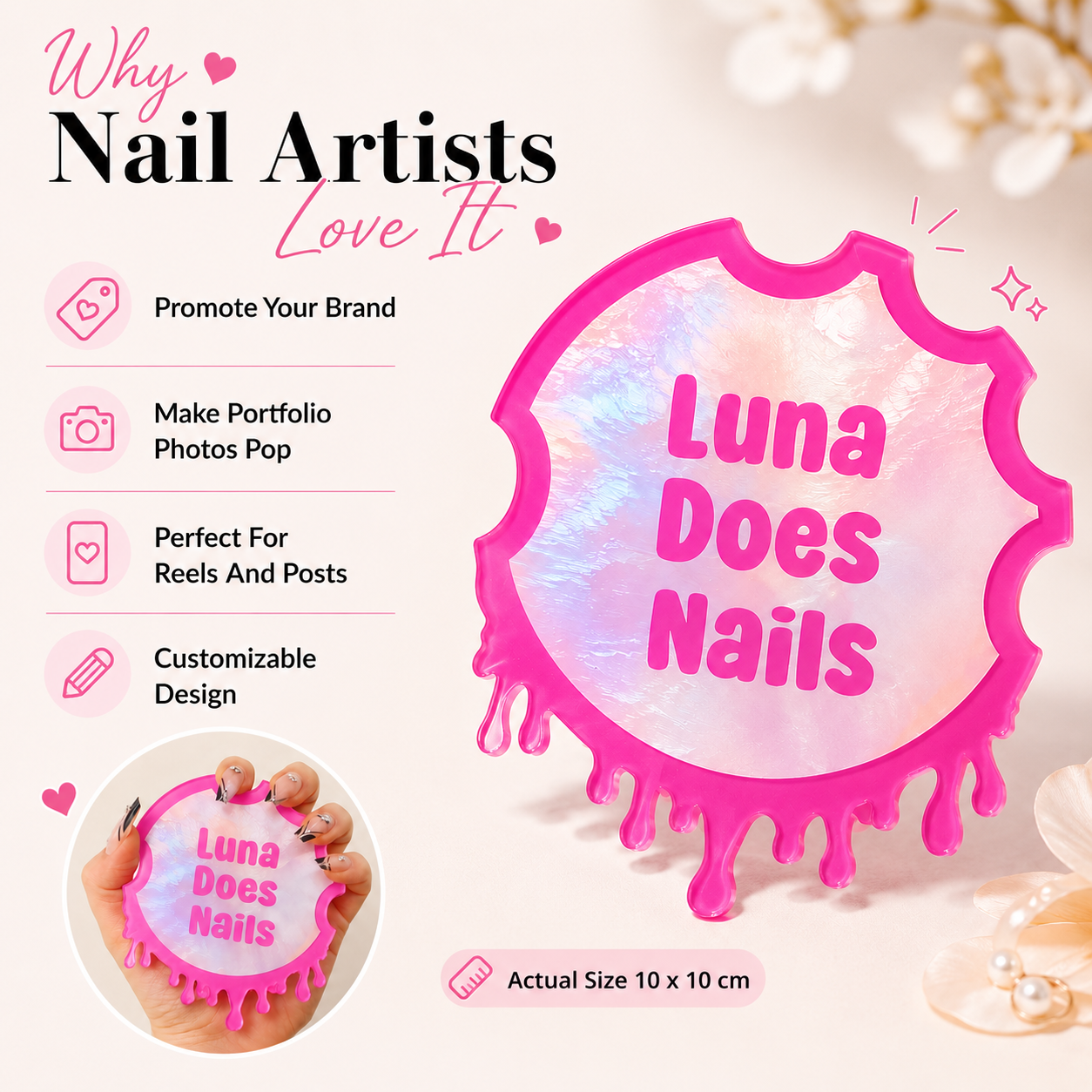 Custom Nailfie Disc Acrylic Na - Tech Accessories Photo のレビューと価格